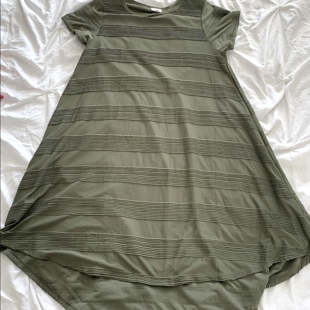 Carly swing dress in sage green